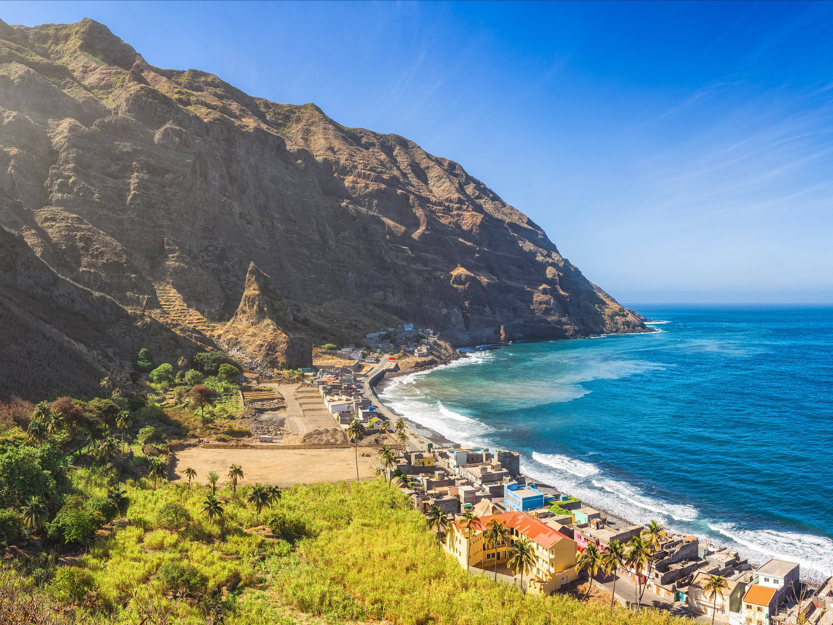 Kaapverdië Strand Muurpapier