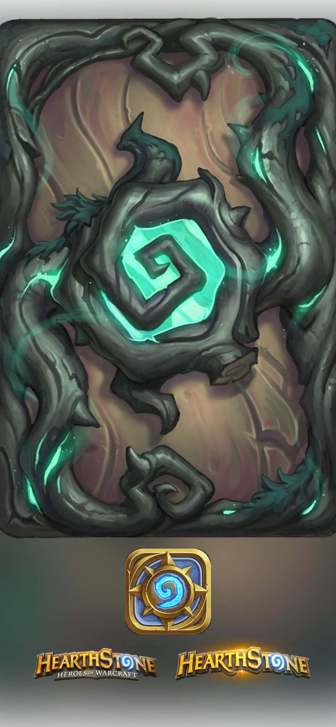 Kaartrug-ontwerp iPhone XS Hearthstone-agtergrond Muurpapier