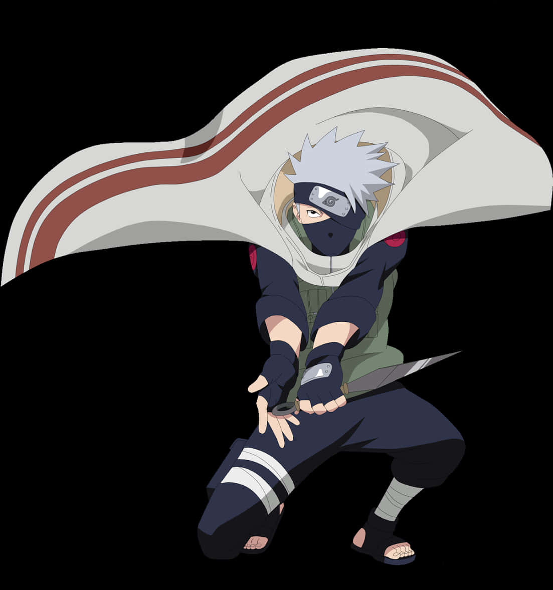 Kakashi Hatake Gereed vir Geveg Muurpapier