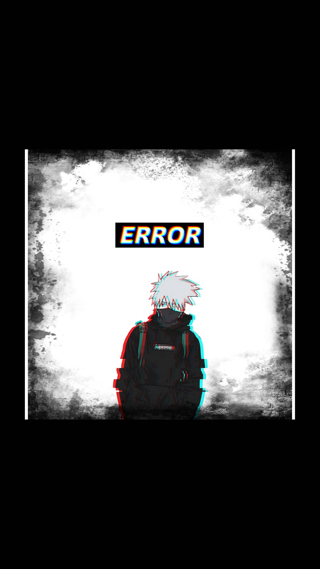 Kakashi Hatake Supreme Fout Hoodie Muurpapier