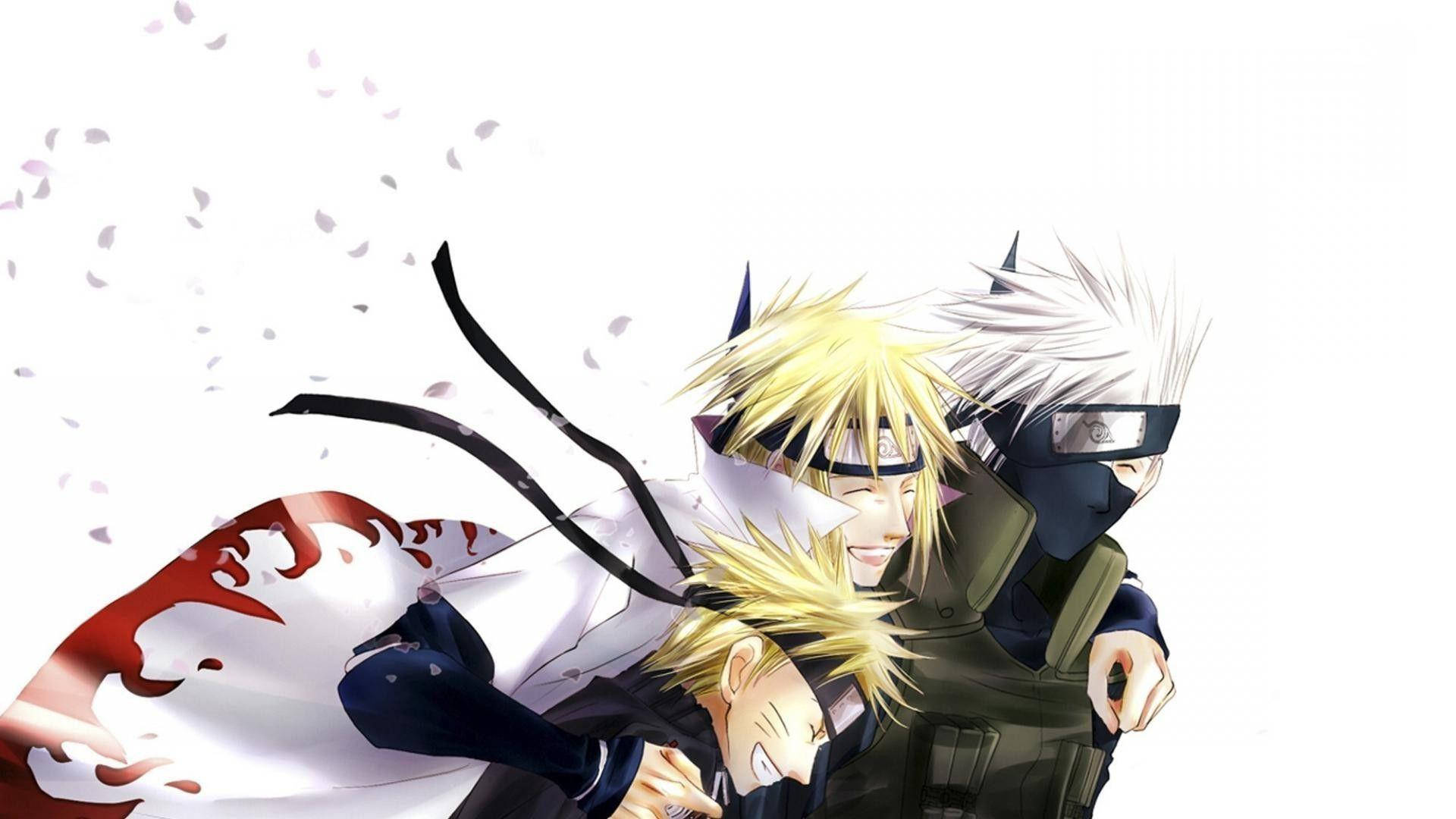 Kakashi Minato Naruto-rekenaar Muurpapier