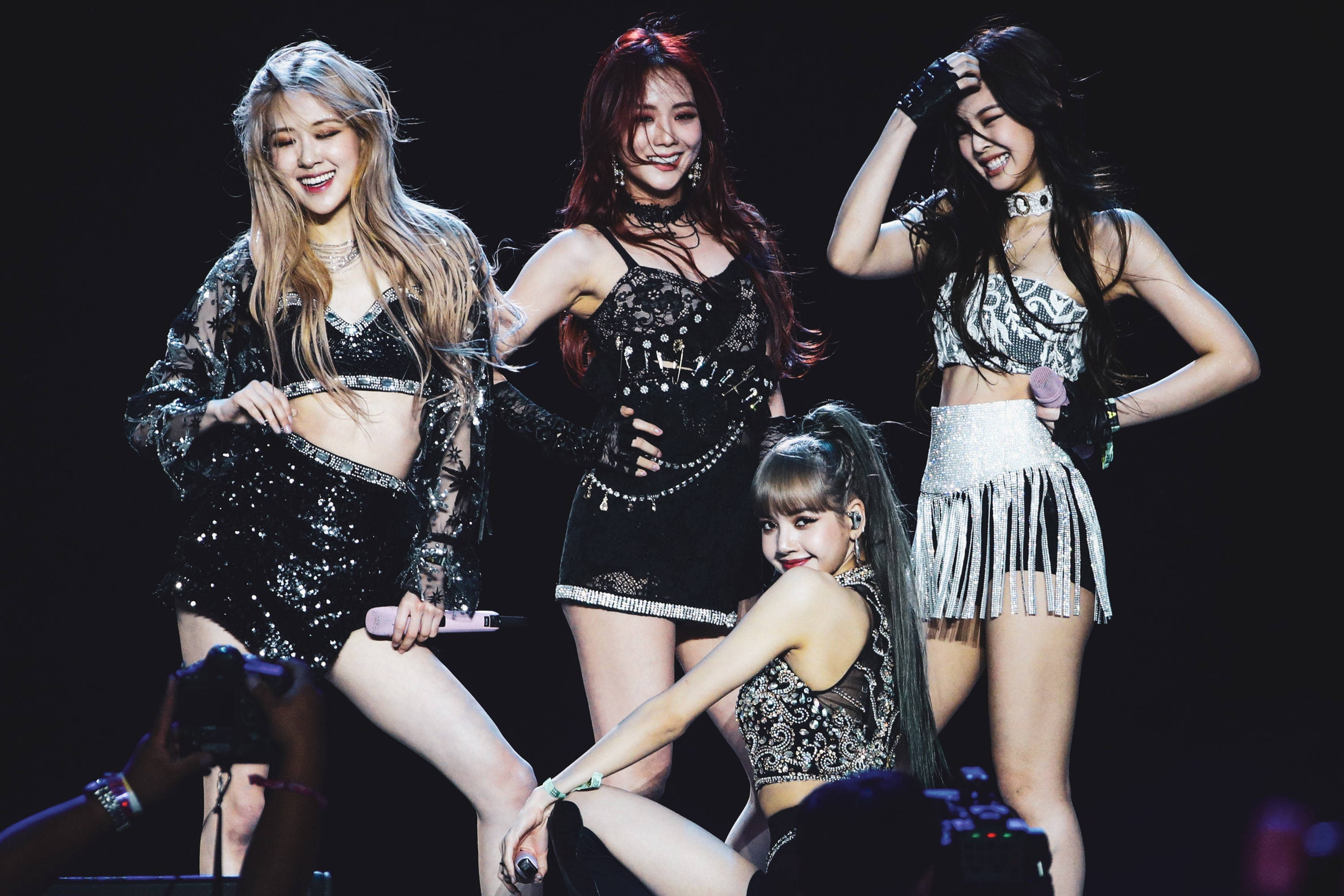 Kandidate Verhoog Blackpink Werkskerm — Kpop GIF Muurpapier