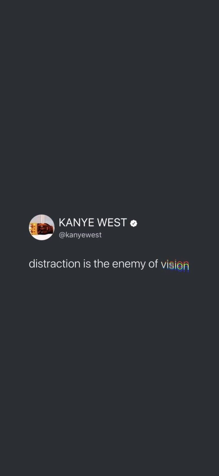 Kanye West Ye Tweet Afleiding Muurpapier
