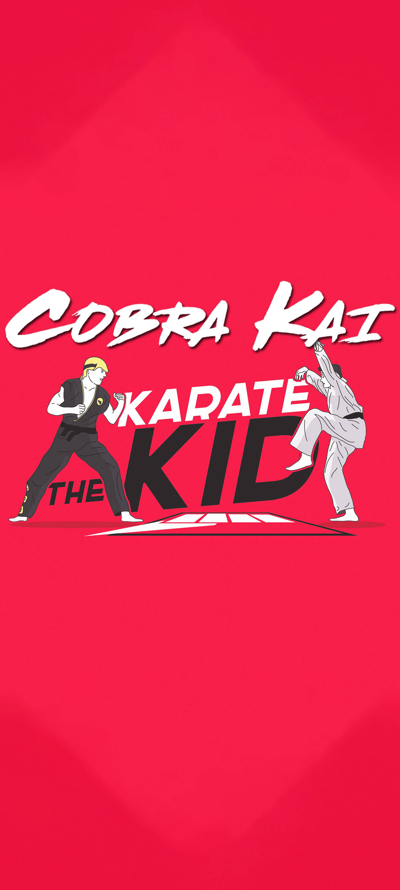 Karate Kid en Cobra Kai Selfoon Muurpapier