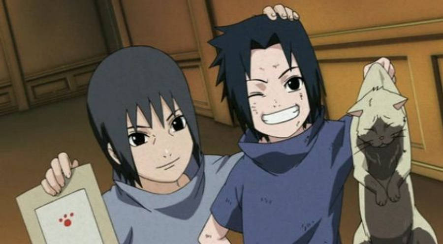 Kat Naruto Itachi Uchiha 4K Muurpapier