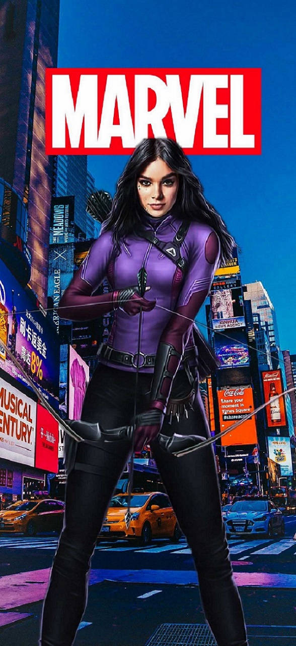 Kate Bishop Marvel Fan Kuns Muurpapier