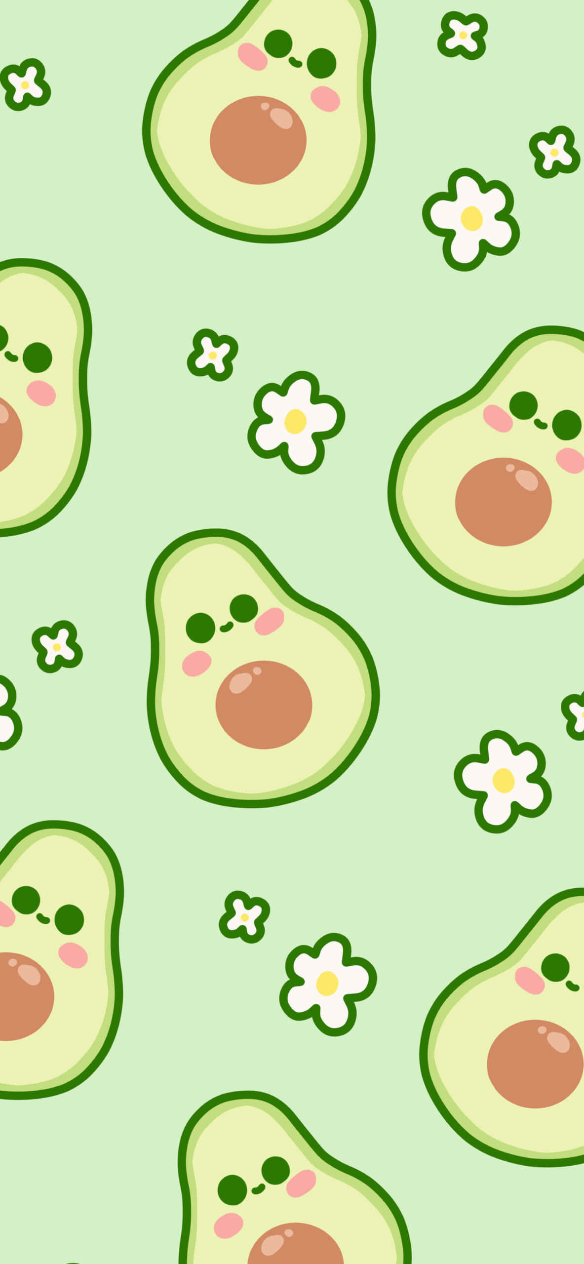 Kawaii Agtergrond Muurpapier