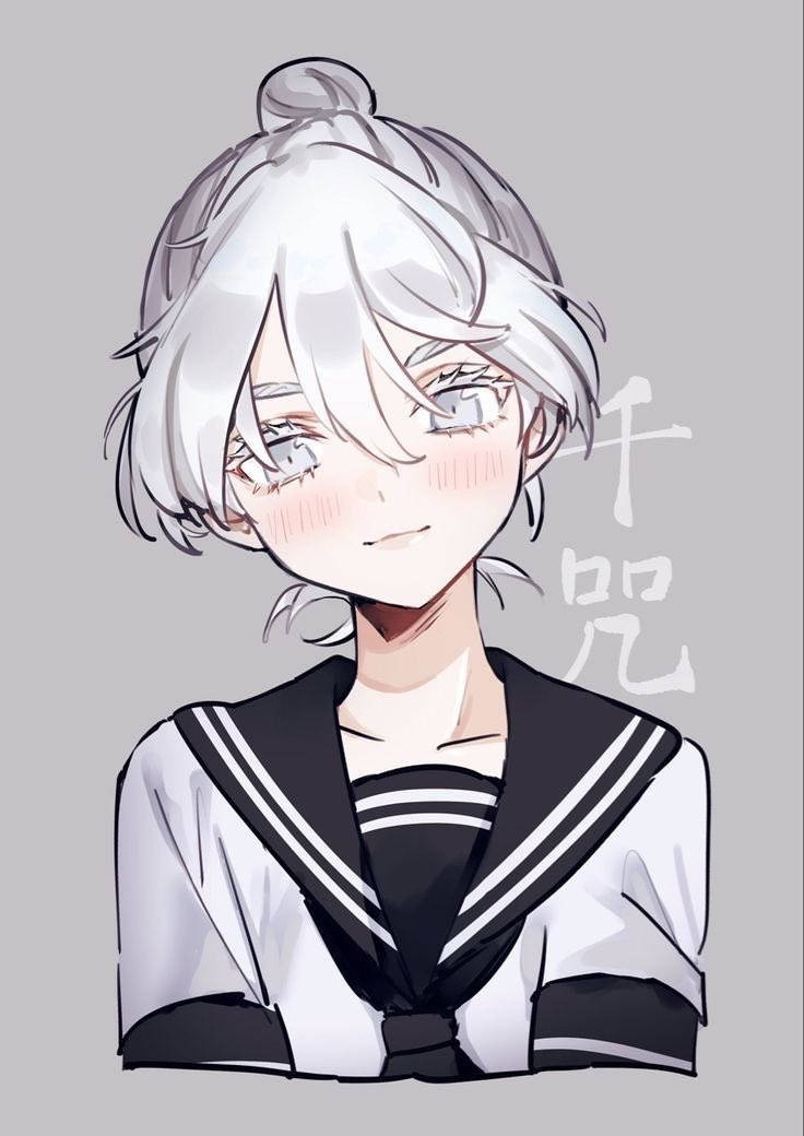 Kawaragi Senju Meisie Uniform Muurpapier