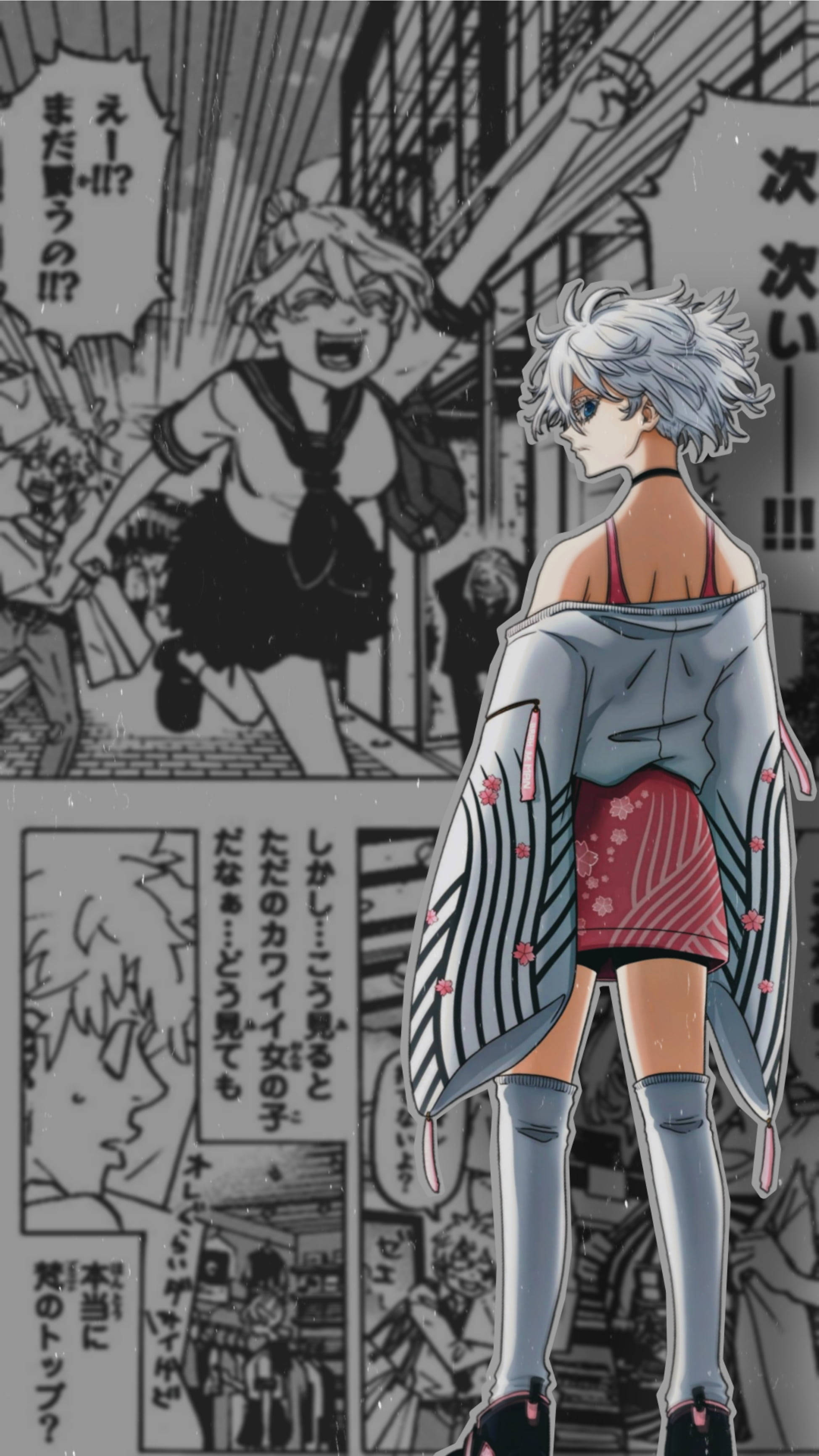 Kawaragi Senju Seksuele Rug Muurpapier