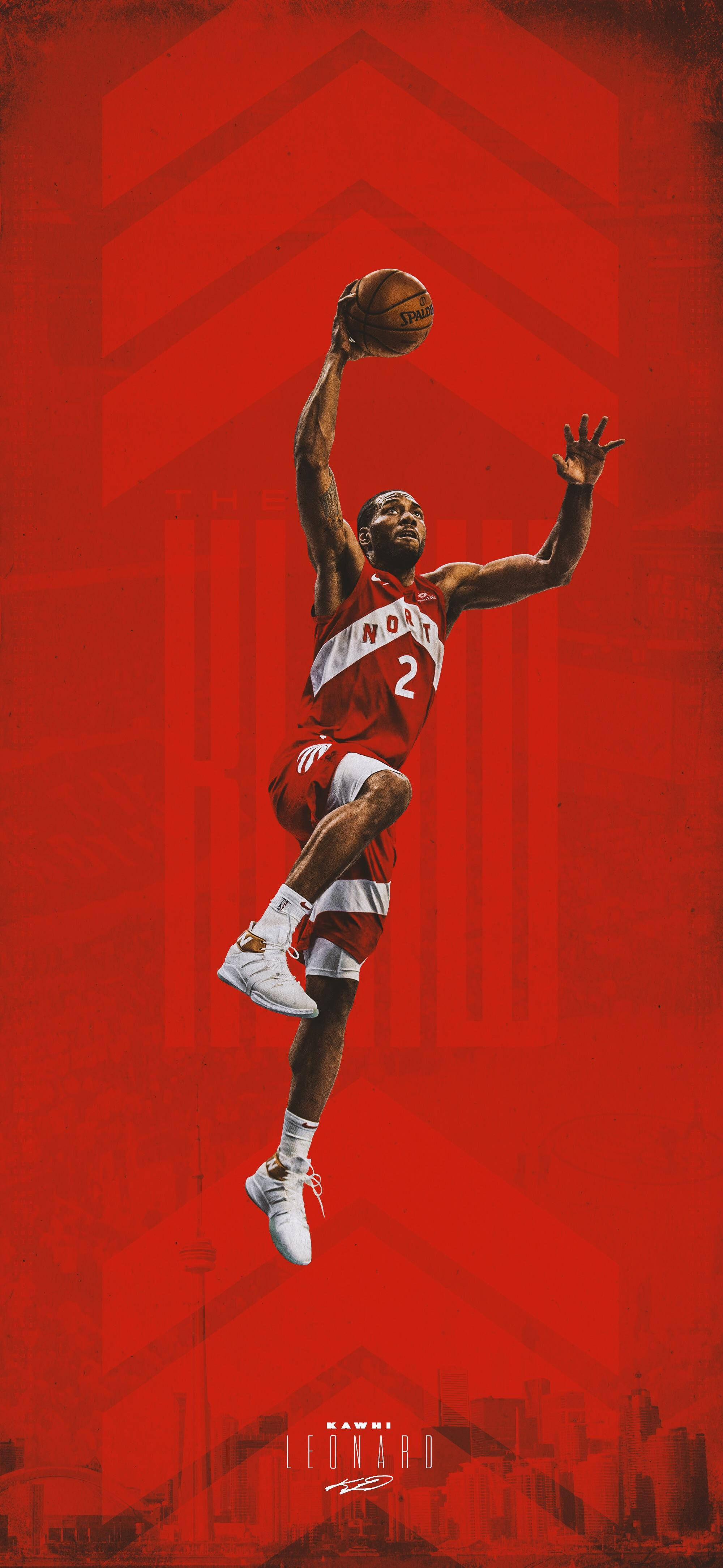 Kawhi Leonard NBA Raptors Muurpapier