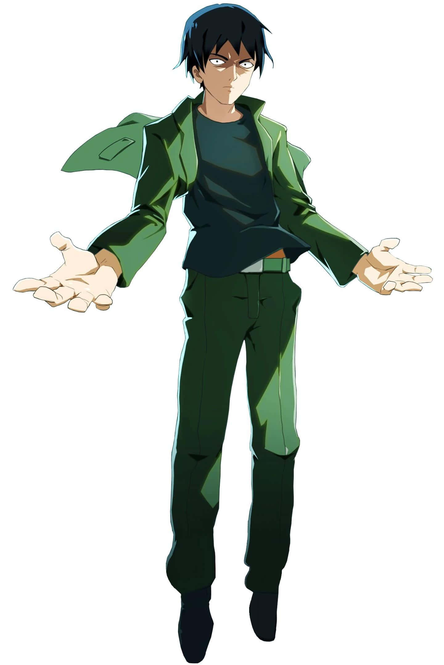 Keiji Mogami Ontketen Sy Kragte Muurpapier