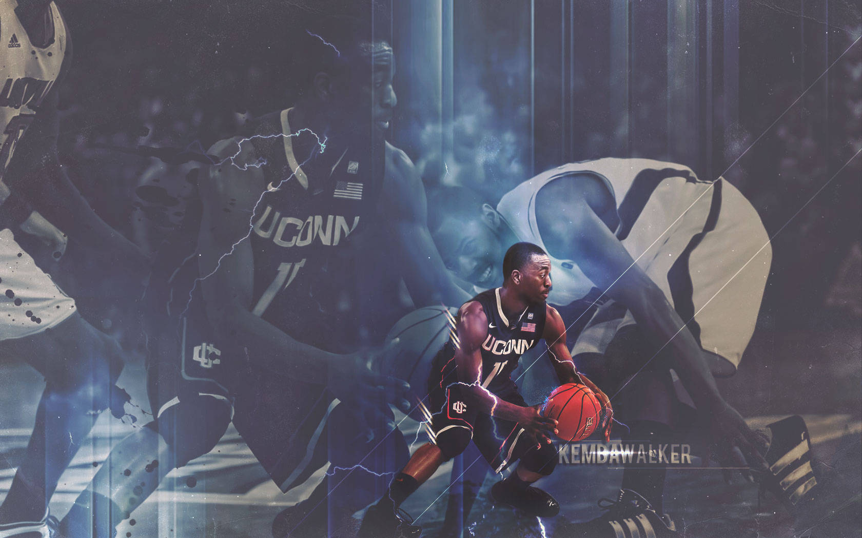 Kemba Walker UConn Huskies Omslag Muurpapier