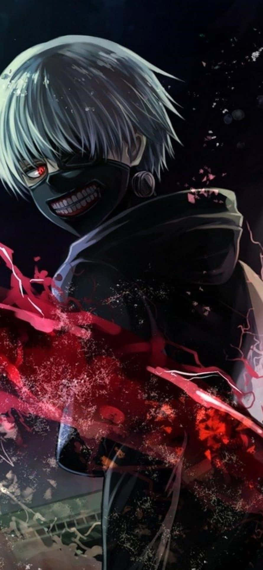 Ken Kaneki van Tokyo Ghoul Anime Muurpapier