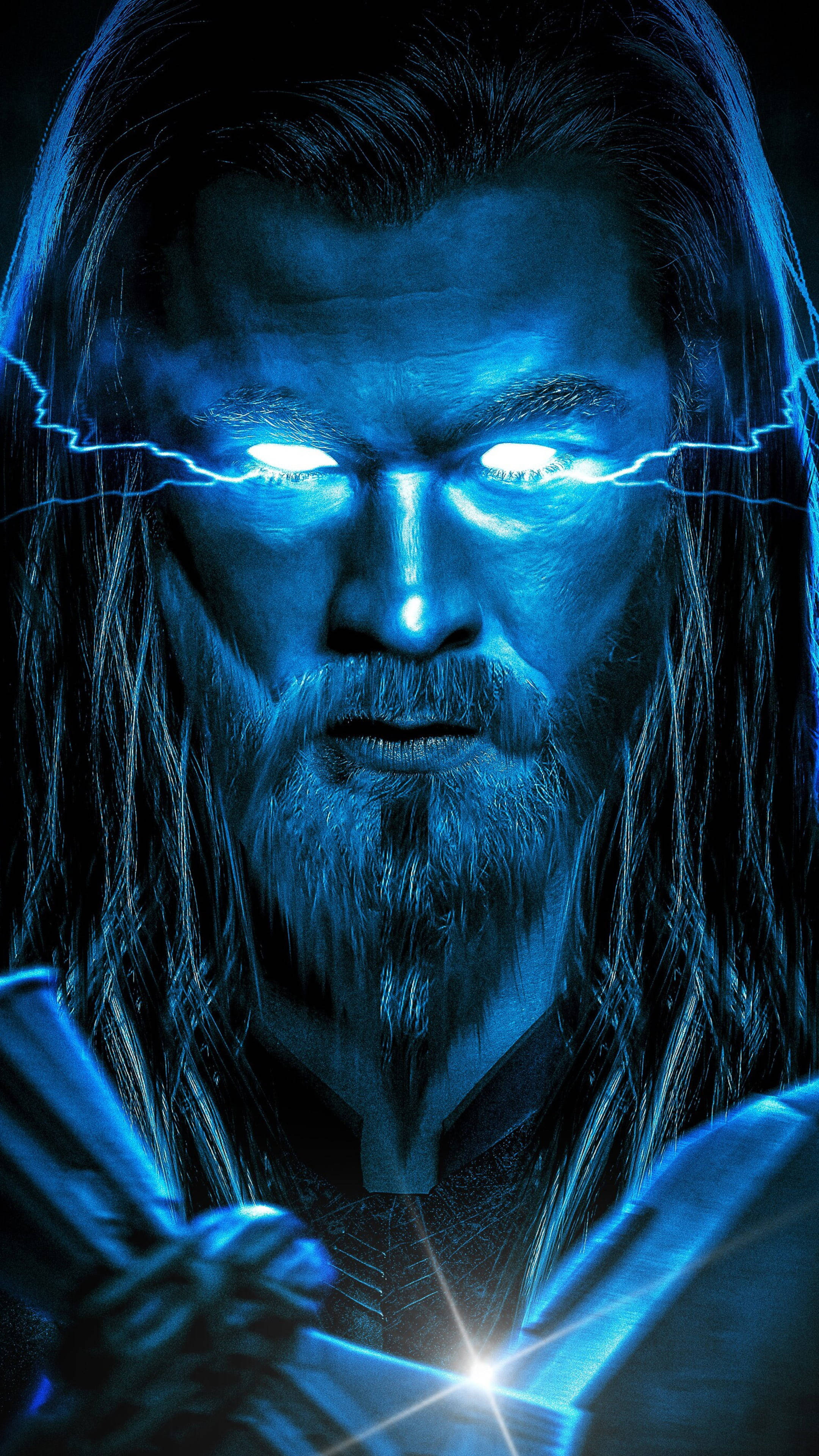 Keren God van Donder Thor Muurpapier