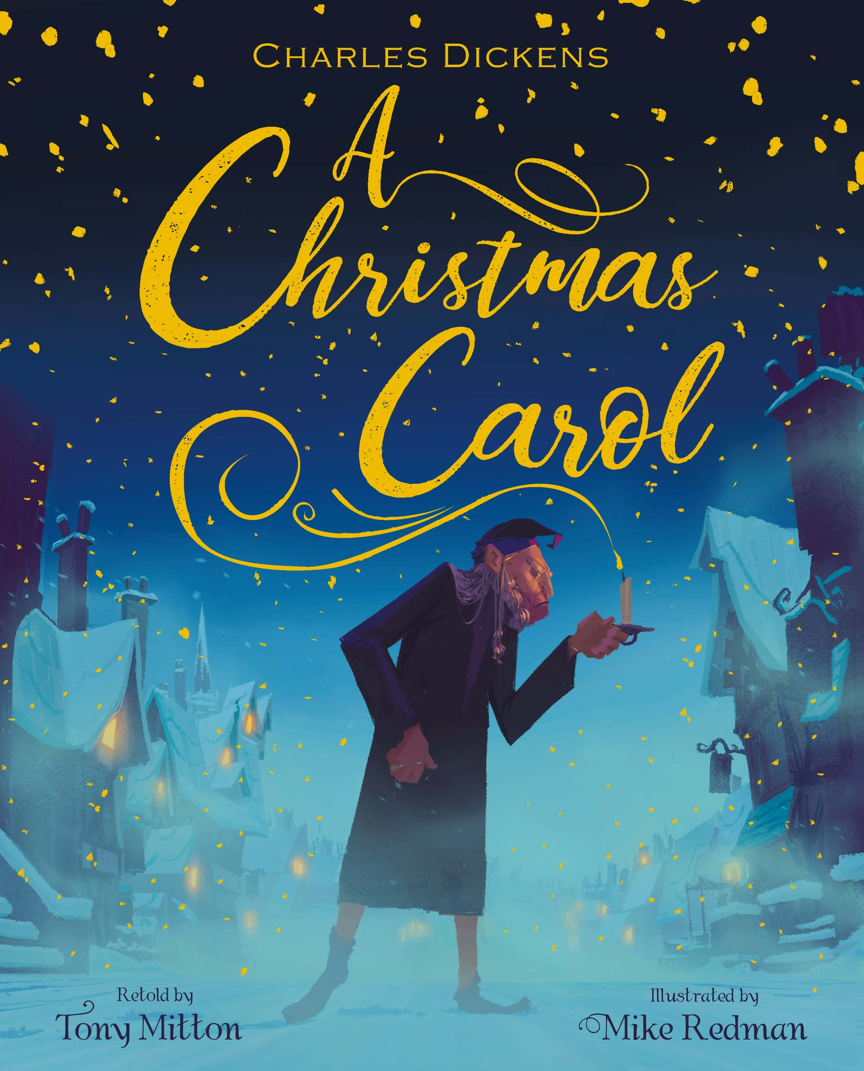Kersfees Carol prente Muurpapier