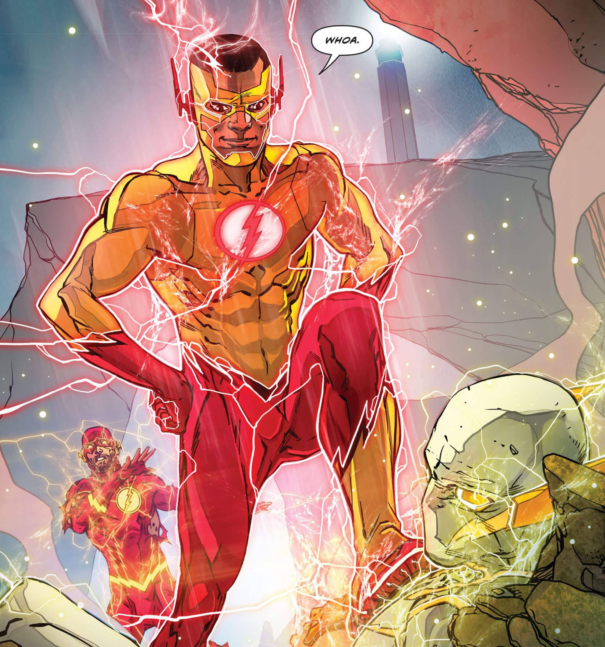 Kid Flash Vinnigheid Muurpapier
