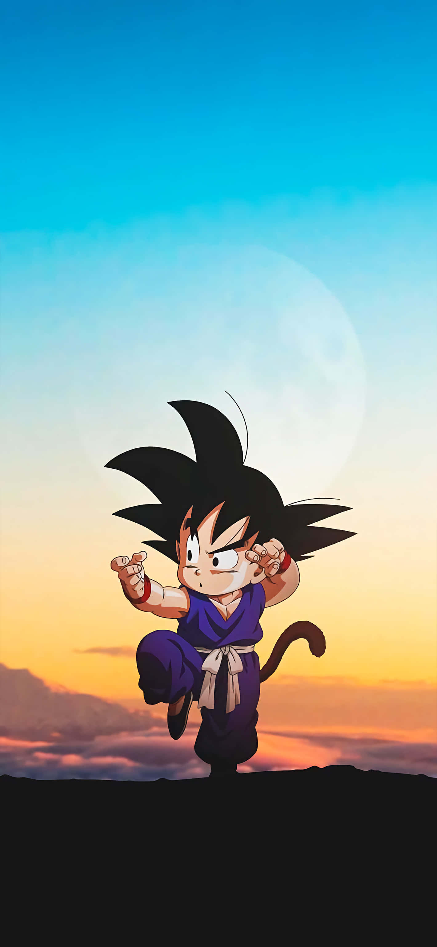 Kid Goku, die dapper en kragtige kinderheld Muurpapier