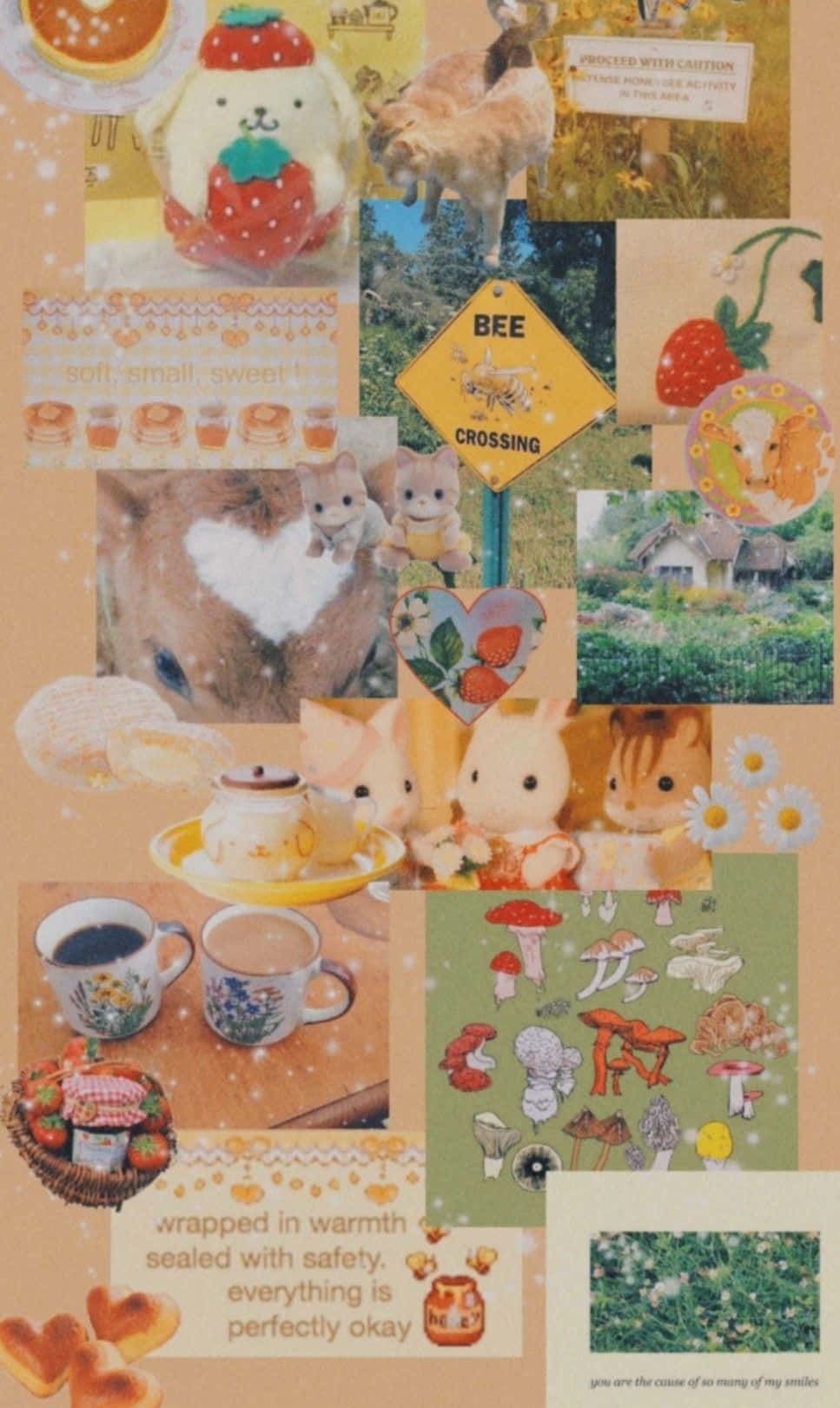 Kidcore prente Muurpapier