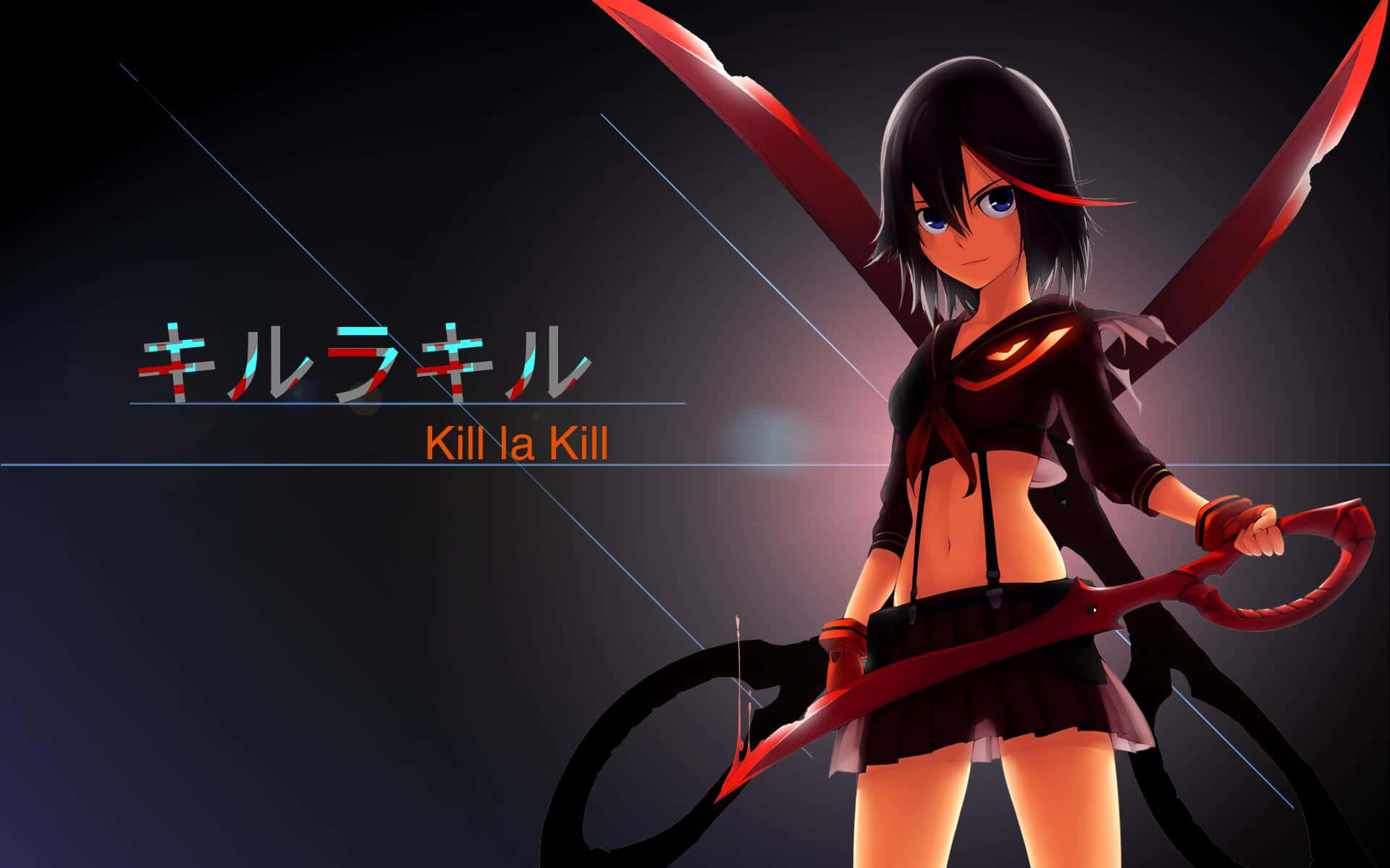 Kill La Kill Ryuko Banier Prent Muurpapier