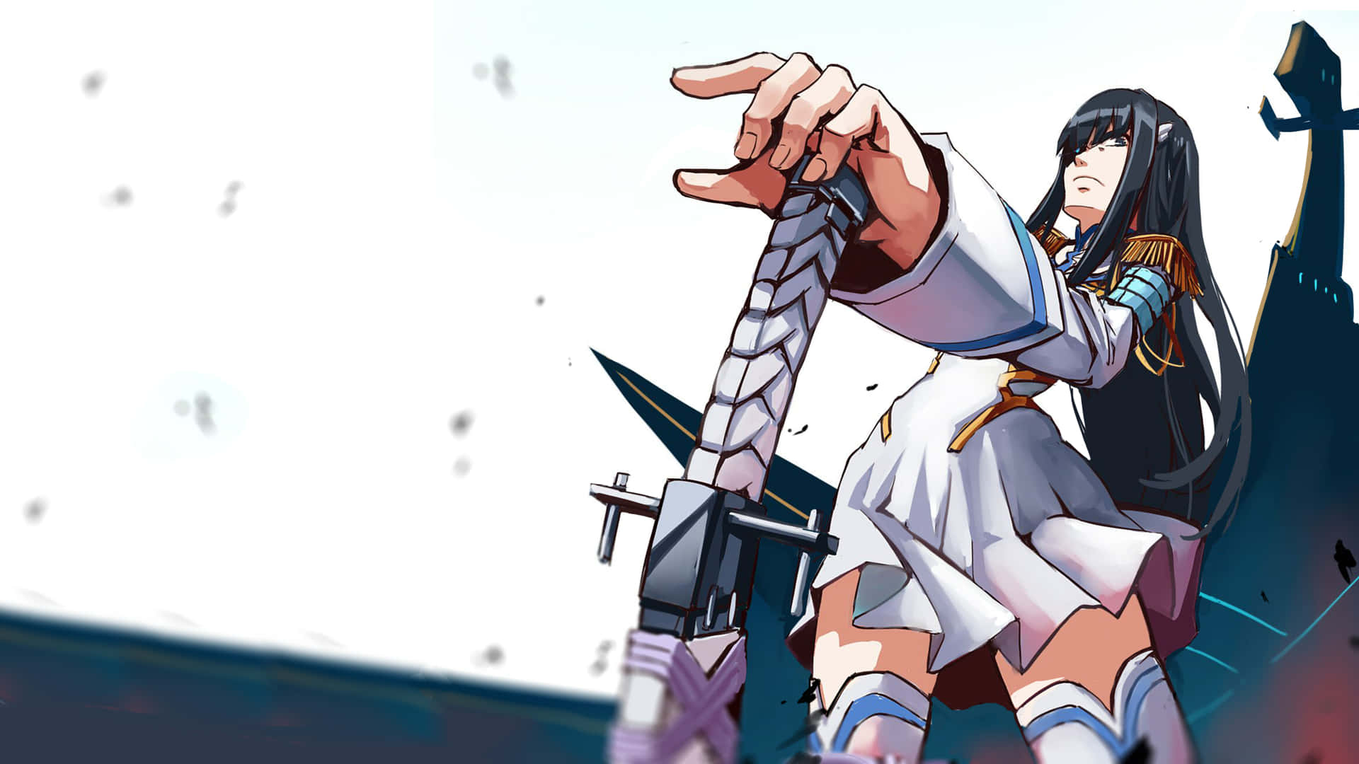 Kill La Kill Satsuki Geheime Swaard Bakuzan Prent Muurpapier