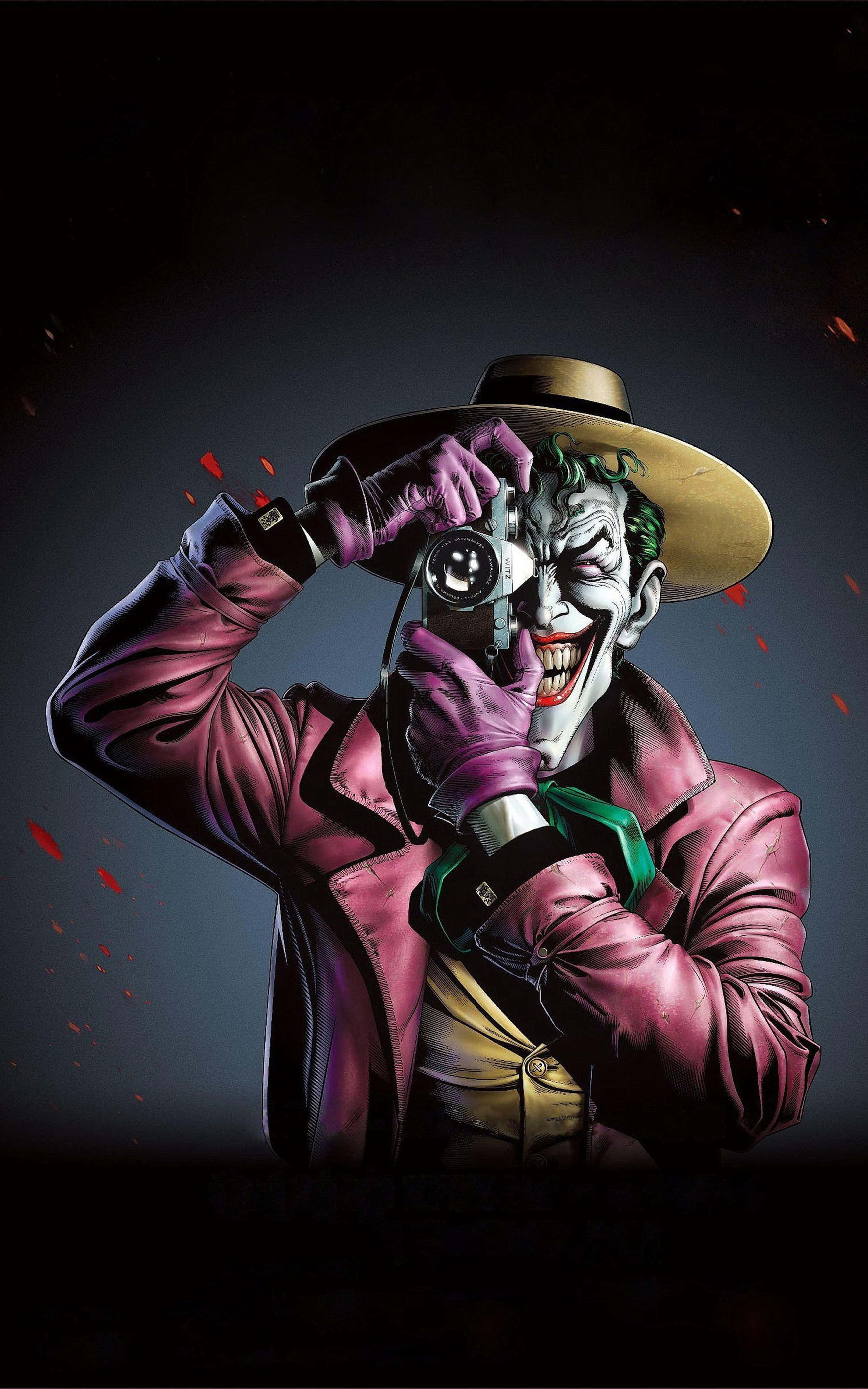 Killing Joke Joker 4K Foon Muurpapier