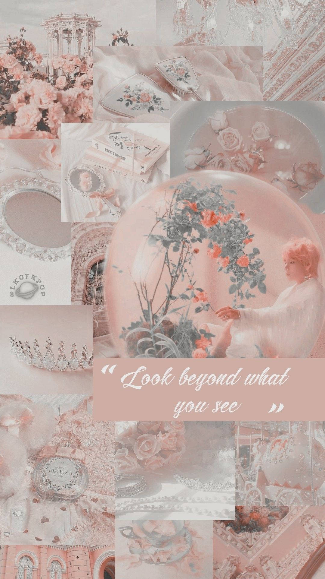Kim Taehyung Pienk en Grys Pinterest Estetika Muurpapier