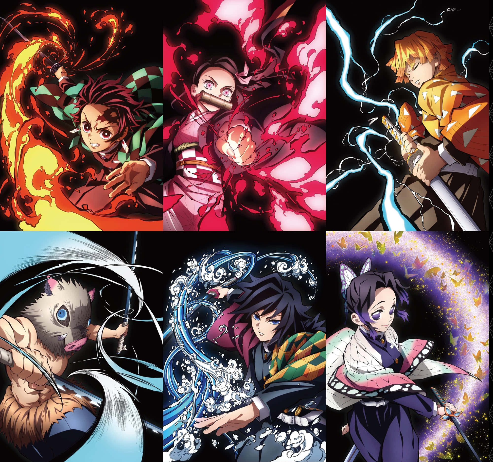 Kimetsu no Yaiba - Dood van Demone Muurpapier