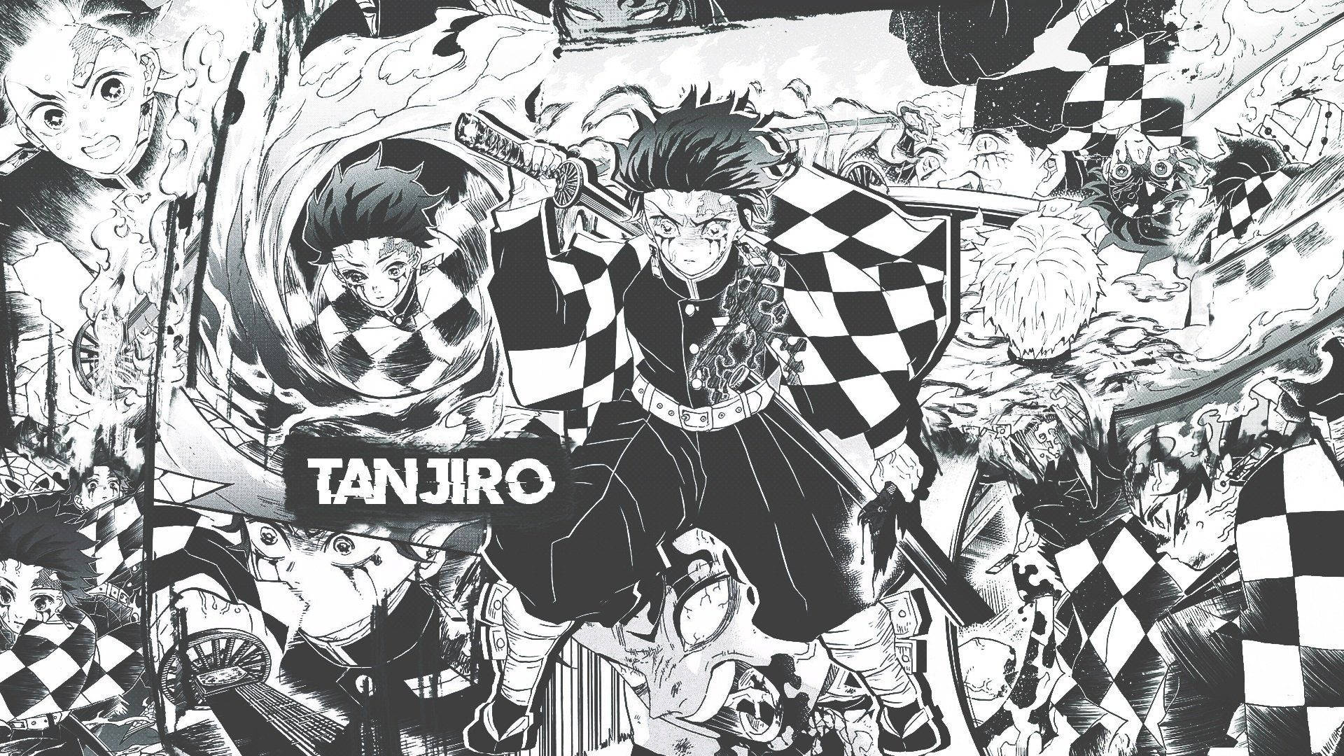Kimetsu No Yaiba Manga-paneel Muurpapier