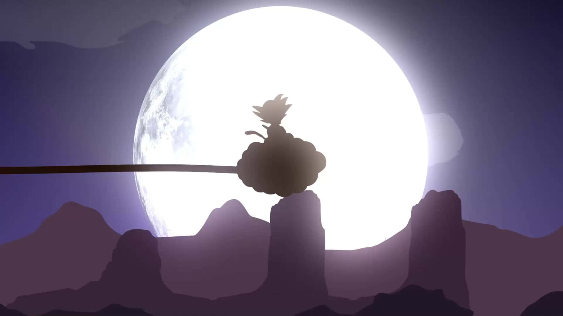 kind goku — Dragon ball z GIF Muurpapier