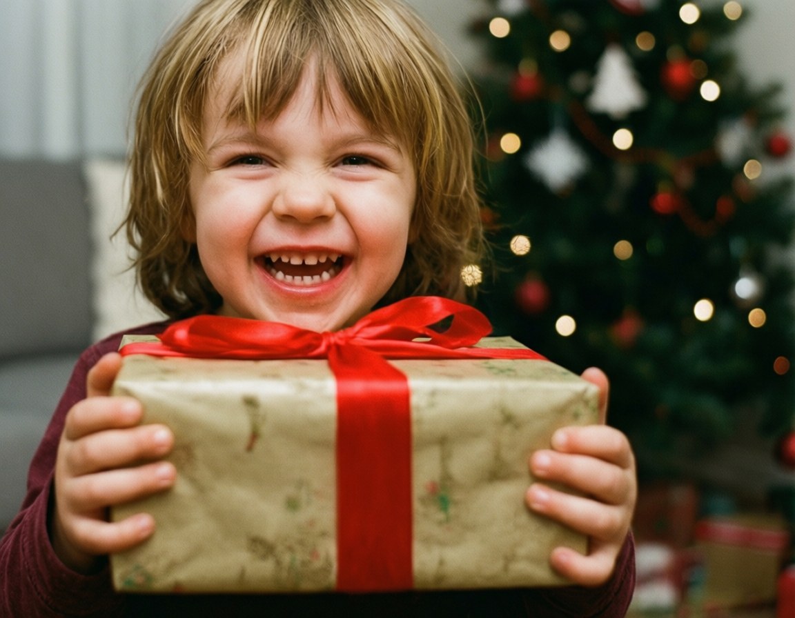 Kind se Opgewondenheid Muurpapier