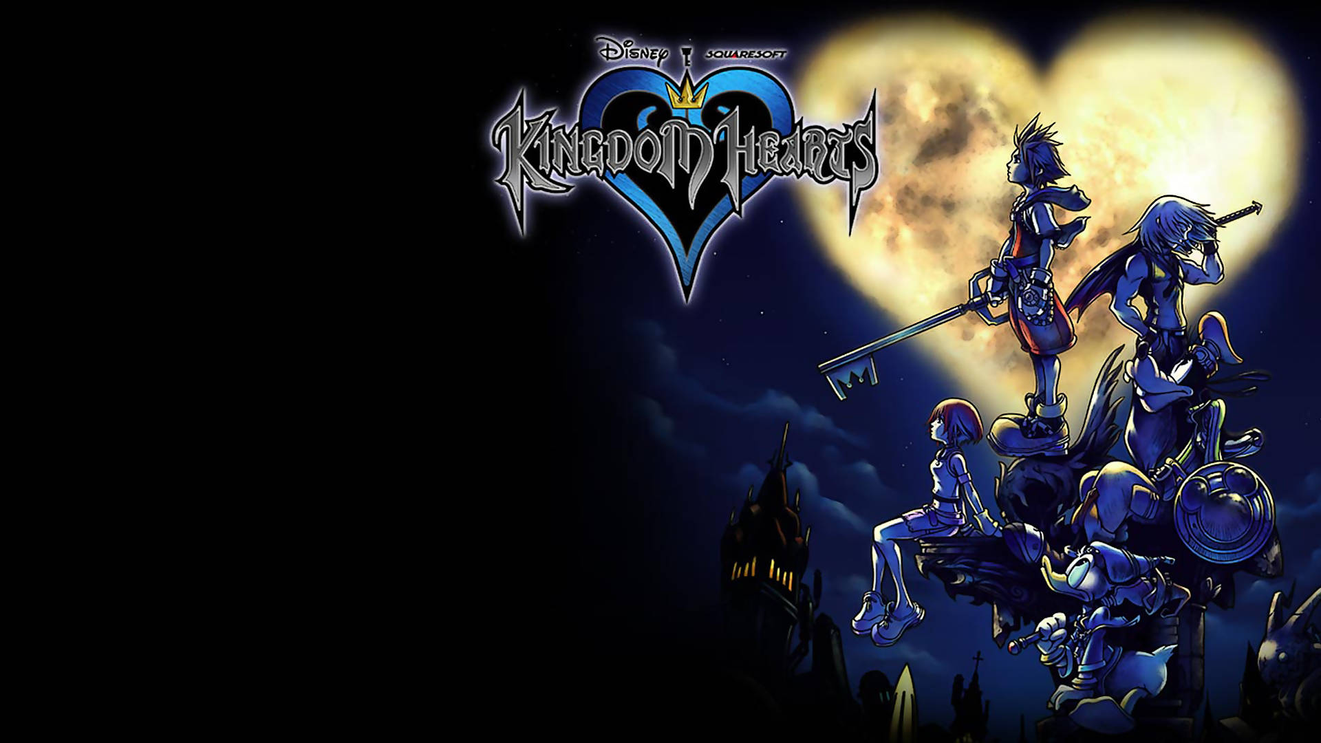 Kingdom Heart Logo Sluitskerm Muurpapier