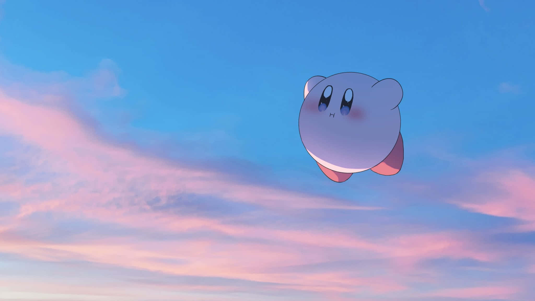 “Kirby begin aan ’n avontuur” Muurpapier