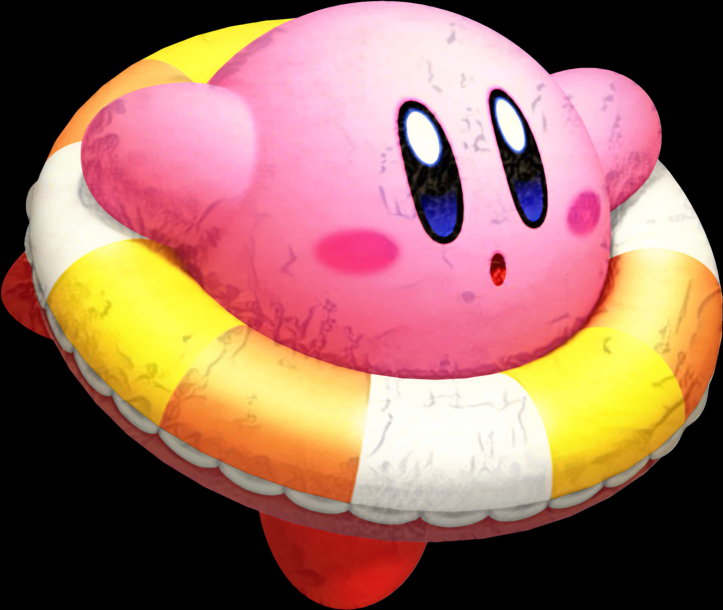 Kirby Inflated Dryf Muurpapier