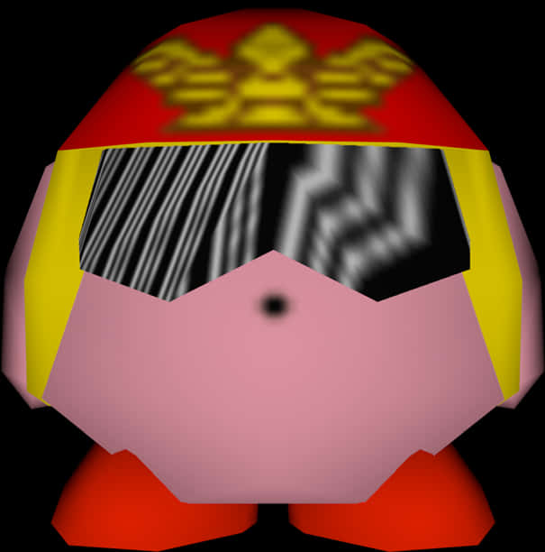 Kirby Vervaagde Agtergrond Muurpapier