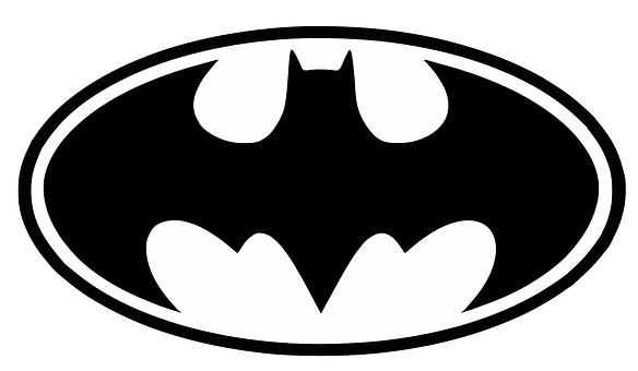 Klassieke Batman-logo Muurpapier