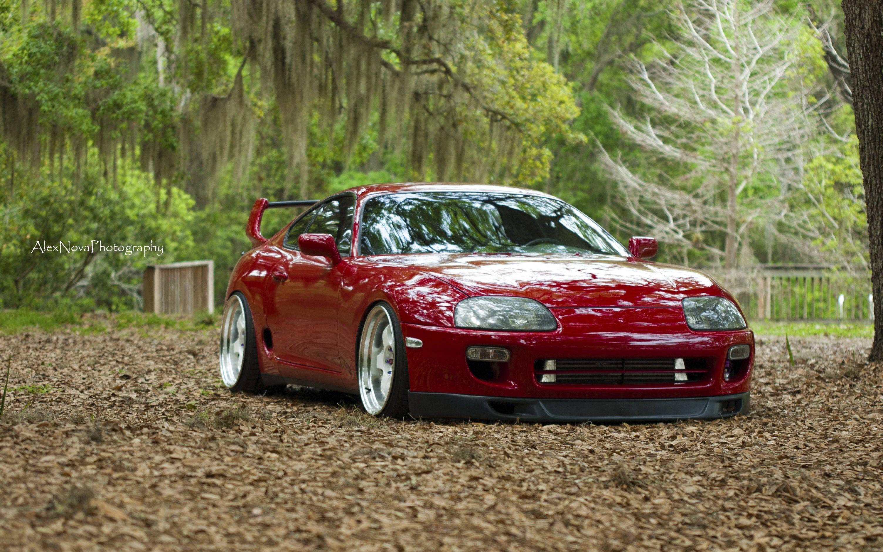 Klassieke Elegansie - 1994 Toyota Supra Mk4 Tuner Motor Muurpapier