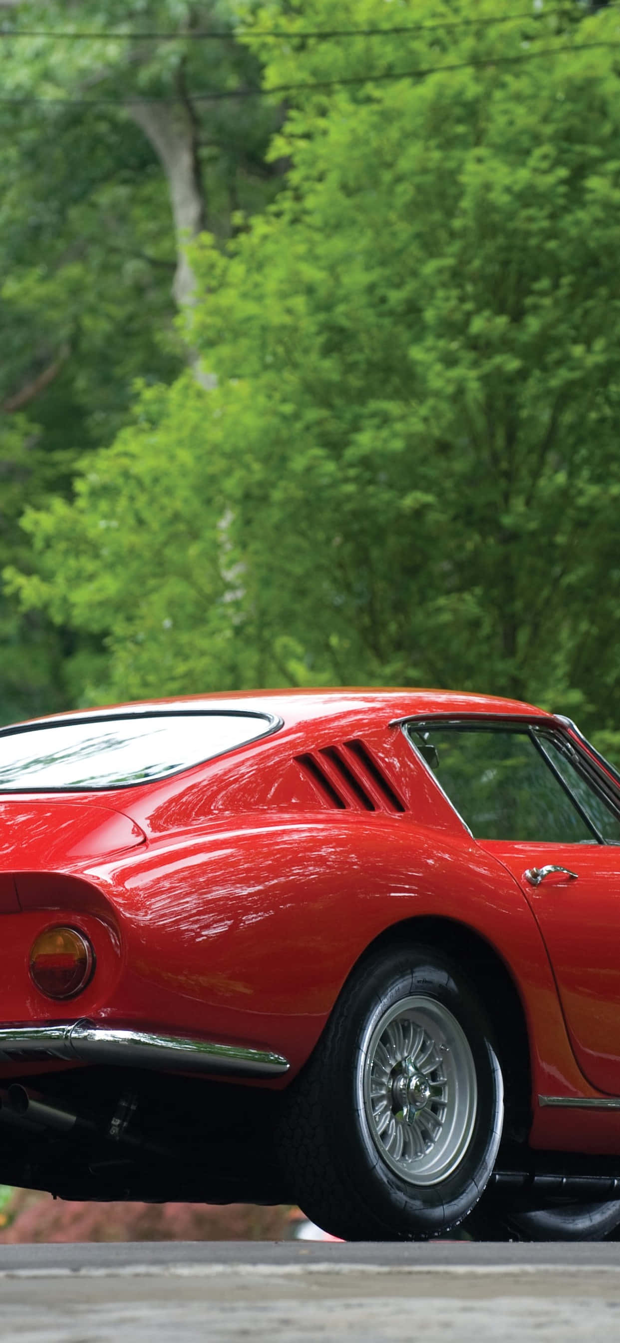 "Klassieke Ferrari, 'n simbool van luukse, krag en spoed." Muurpapier