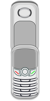 Klassieke Flipfoon Vektorillustrasie Muurpapier
