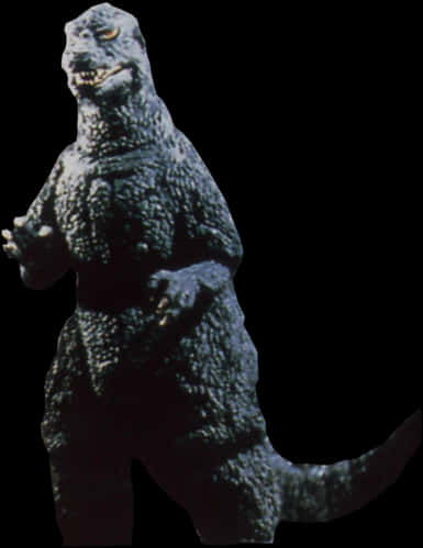 Klassieke Godzilla Figuur Geïsoleerd Muurpapier