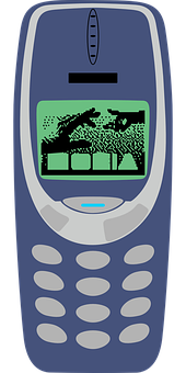 Klassieke Nokia-foon met Snake-speletjie Muurpapier