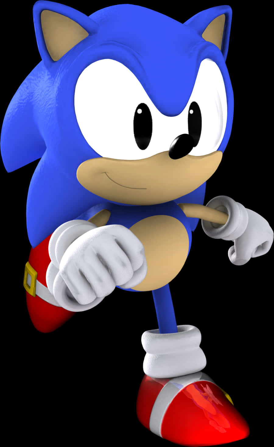 Klassieke Sonic-houding Muurpapier