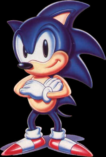 Klassieke Sonic-houding Muurpapier