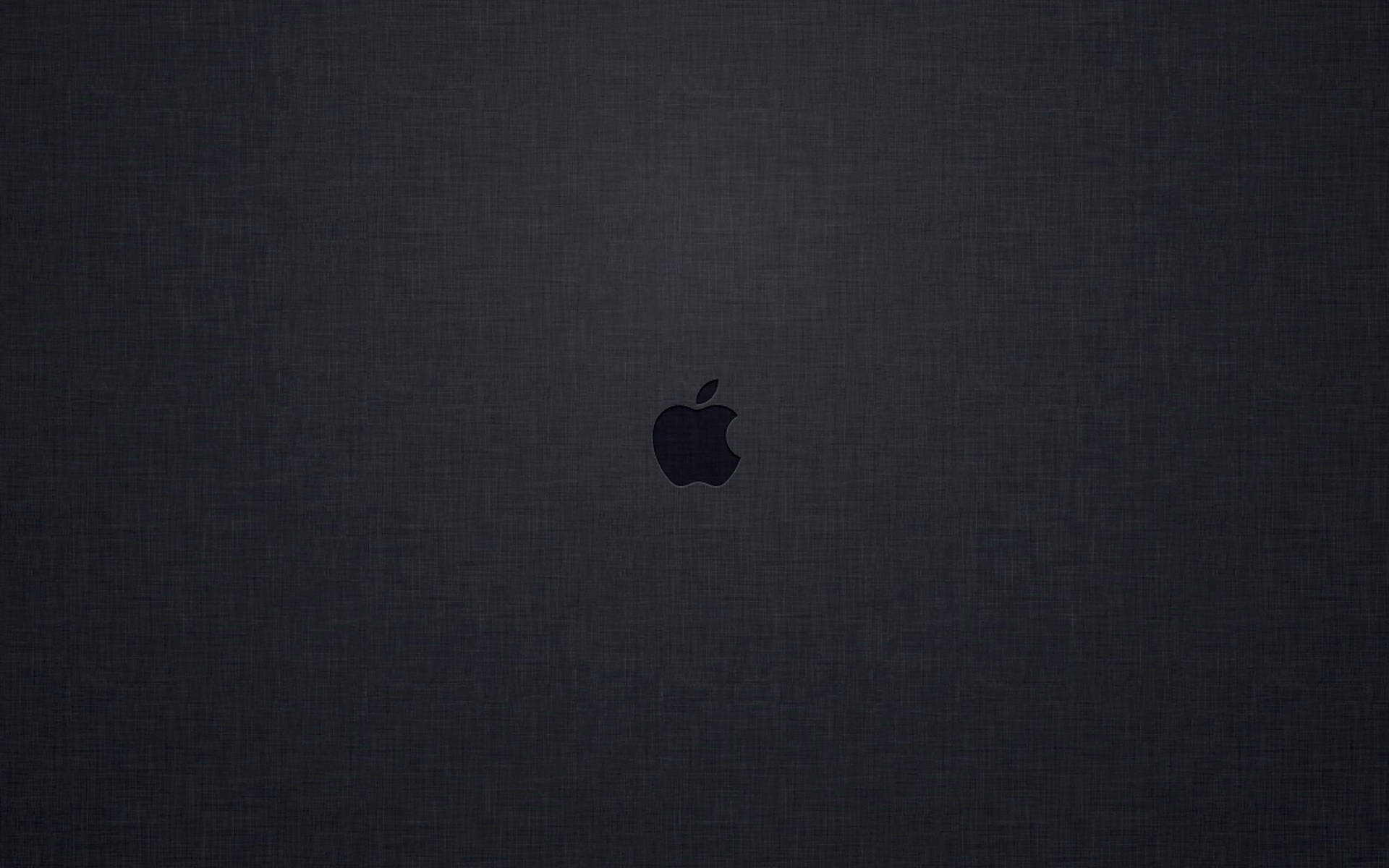 Klein Swart Apple Logo Mac — Donker estetiese GIF Muurpapier