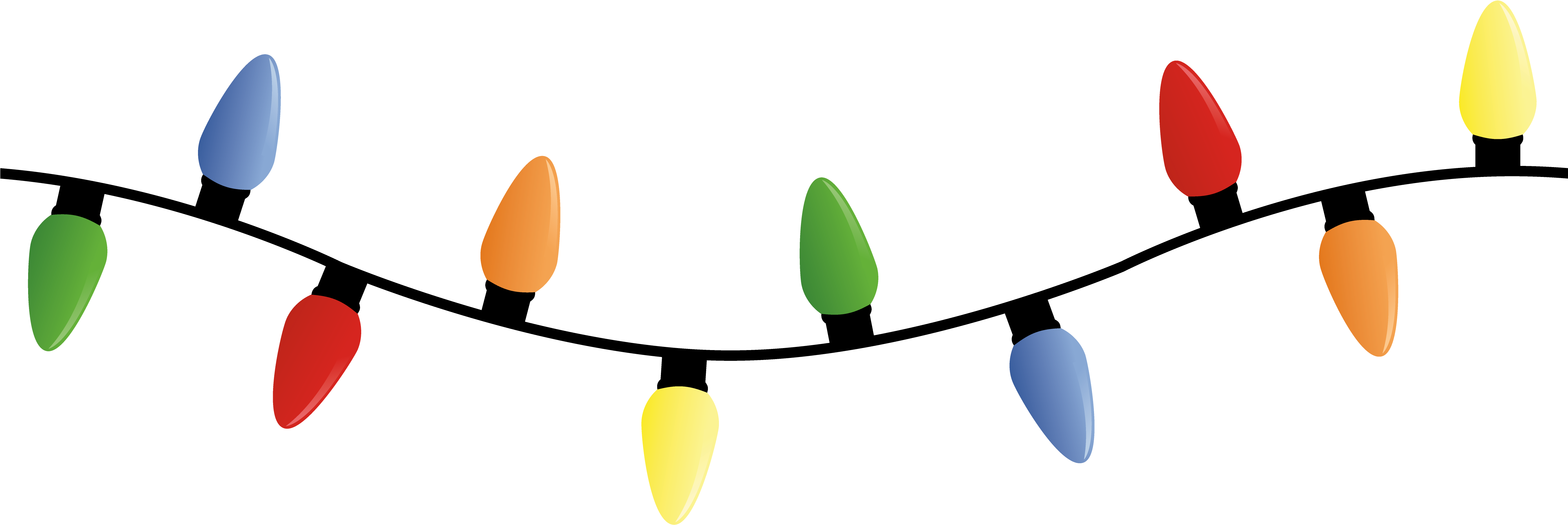 Kleurige Kersfeesligte Toutjie Muurpapier