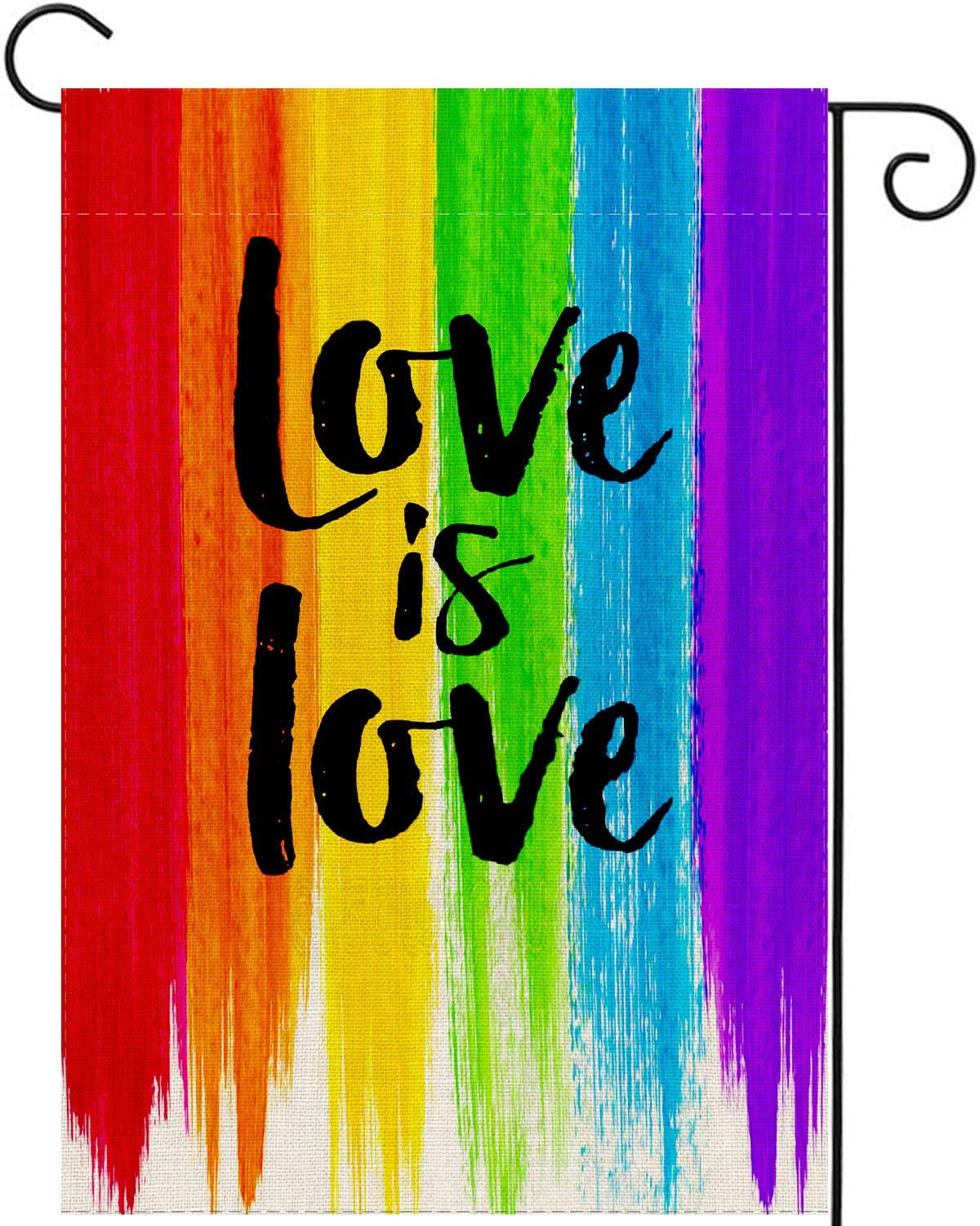 Kleurvolle Liefde Is Liefde Kuns Muurpapier