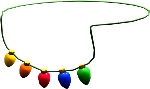Kleurvolle Roblox-gloeilampketting Muurpapier