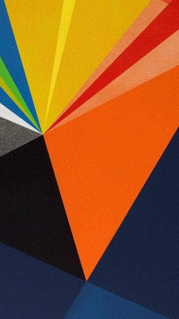 Kleurvolle Vorms Abstrak iPhone Muurpapier