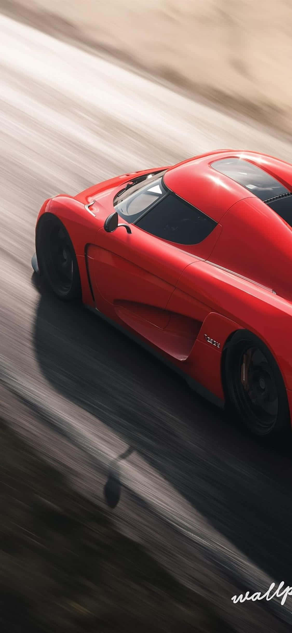 Klim agter die stuur van die opwindende iPhone Xs Forza Horizon 4 Muurpapier