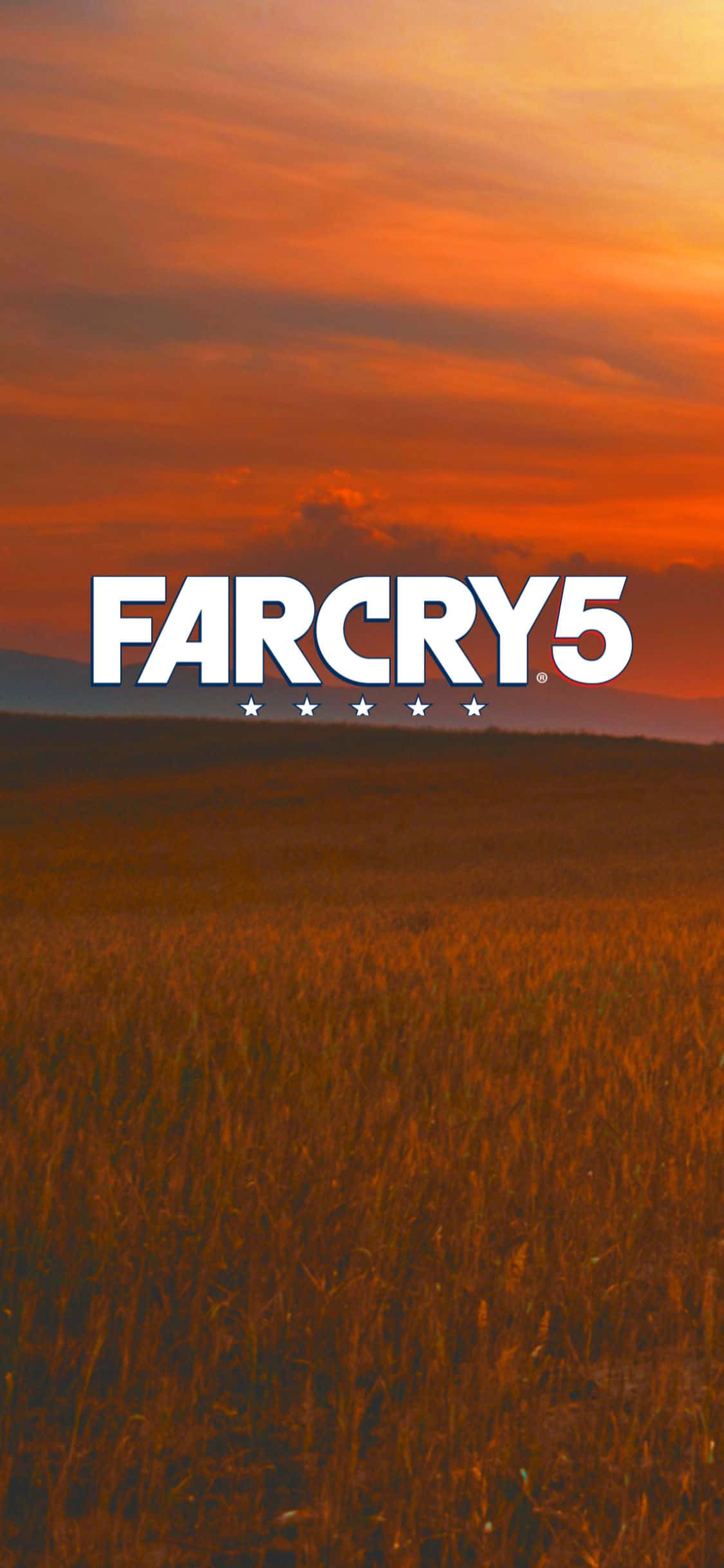 Klim 'n berg met Far Cry 5 op die nuwe iPhone Xs Muurpapier