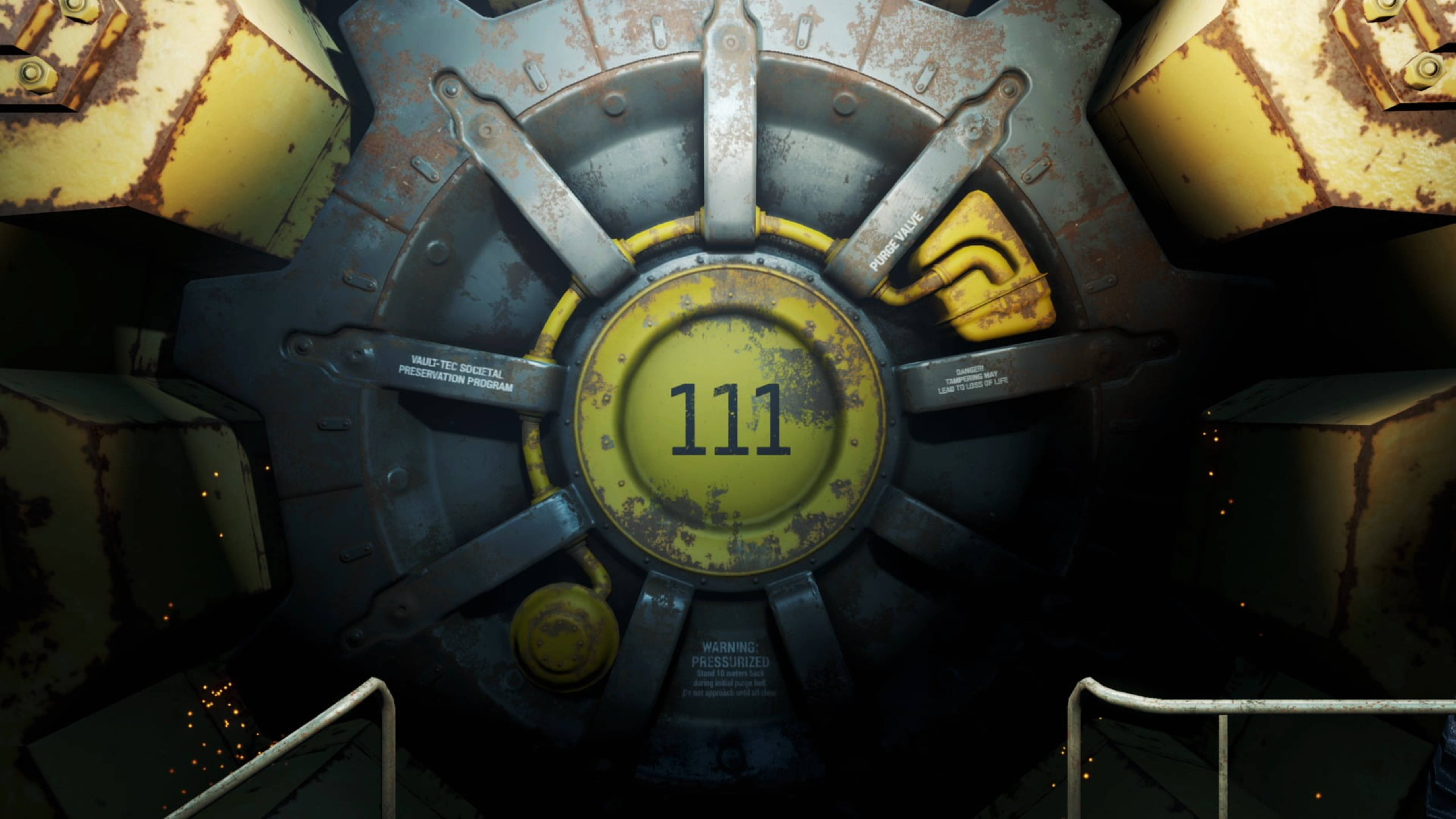 Kluis Nommer 111 Fallout 4 4K Muurpapier
